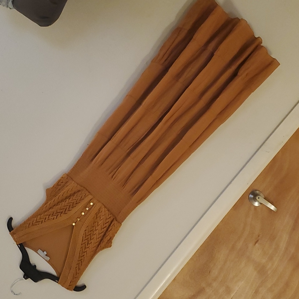 Brown long dress